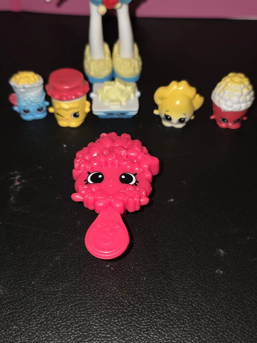Shopkins Curly-Haired Doll with Blue, Yellow & Pink Accessories